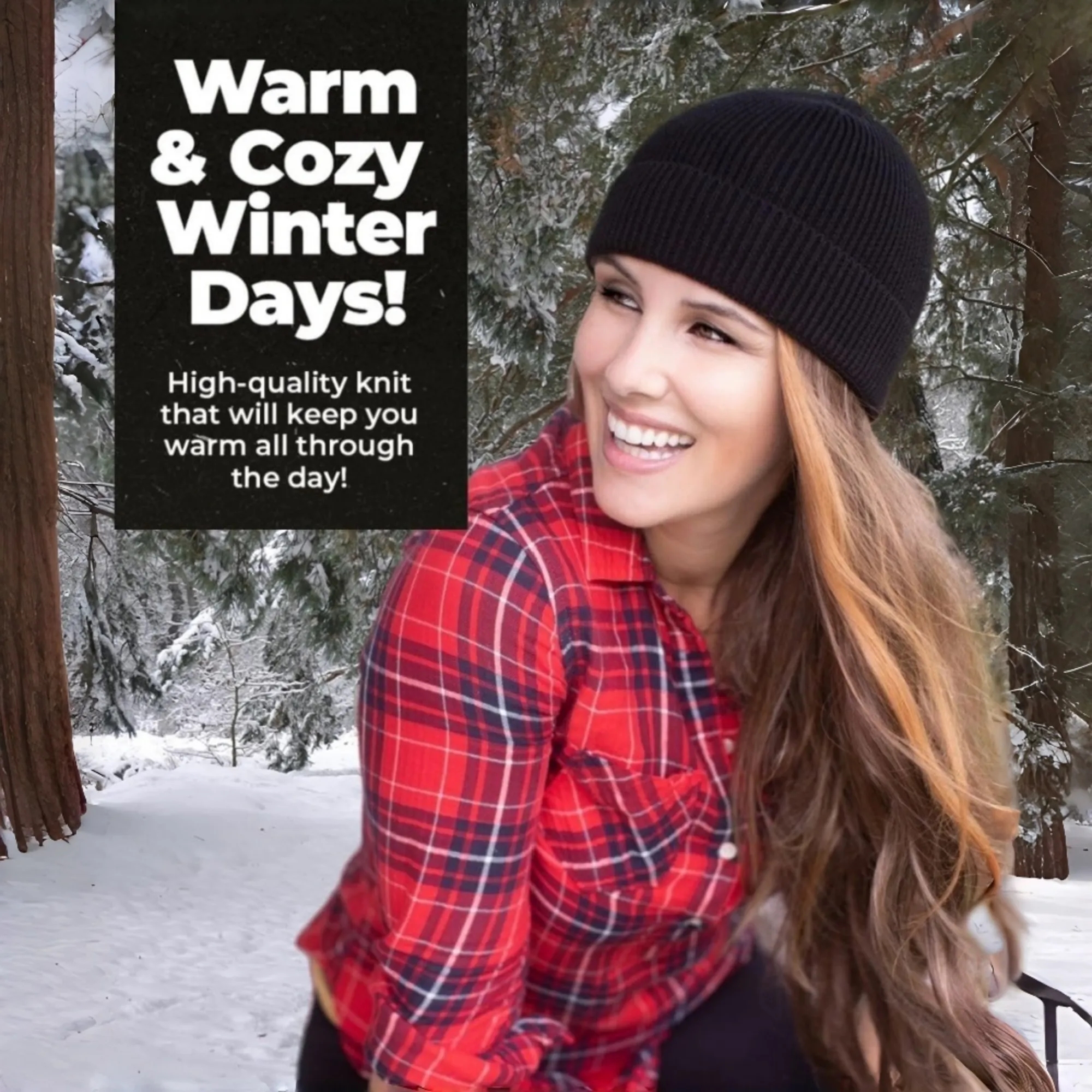 Knitted Winter Beanie Hat 12
