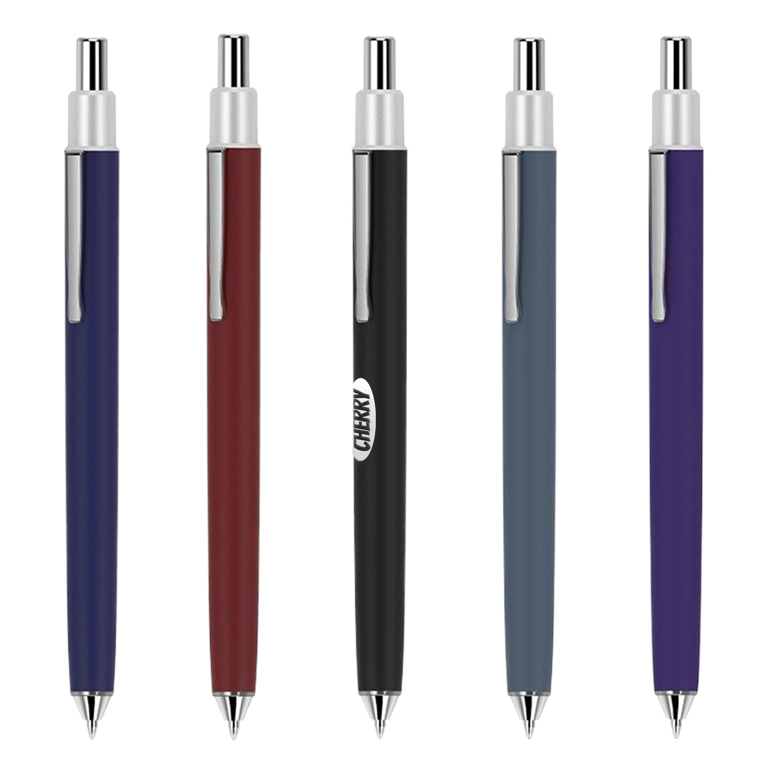 Aluminum Retractable Ballpoint Pen 8