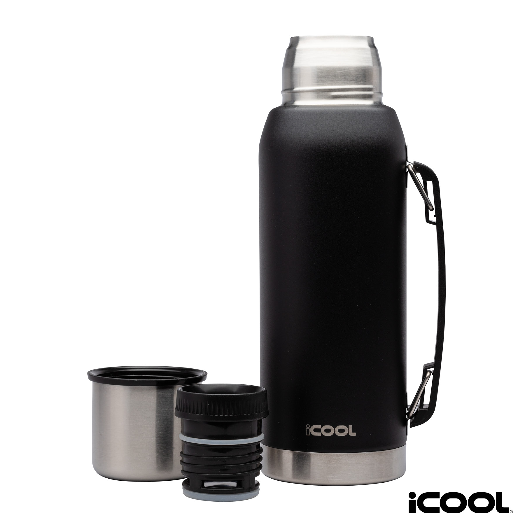 iCOOL® Silverton 34 oz. Double Wall, Stainless Steel Water Bottle 21