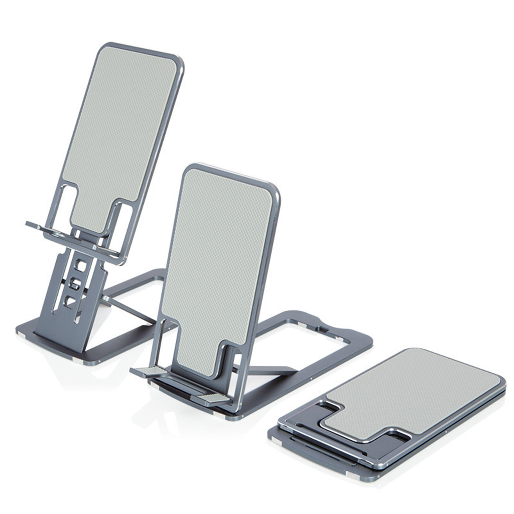 Foldable Aluminum Adjustable Travel Phone Holder for Desk 2