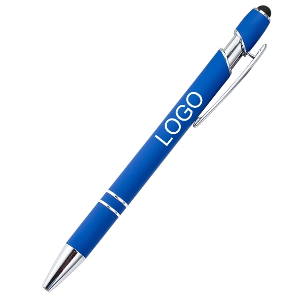 Promotional Ellipse Softy Pen with Stylus 1