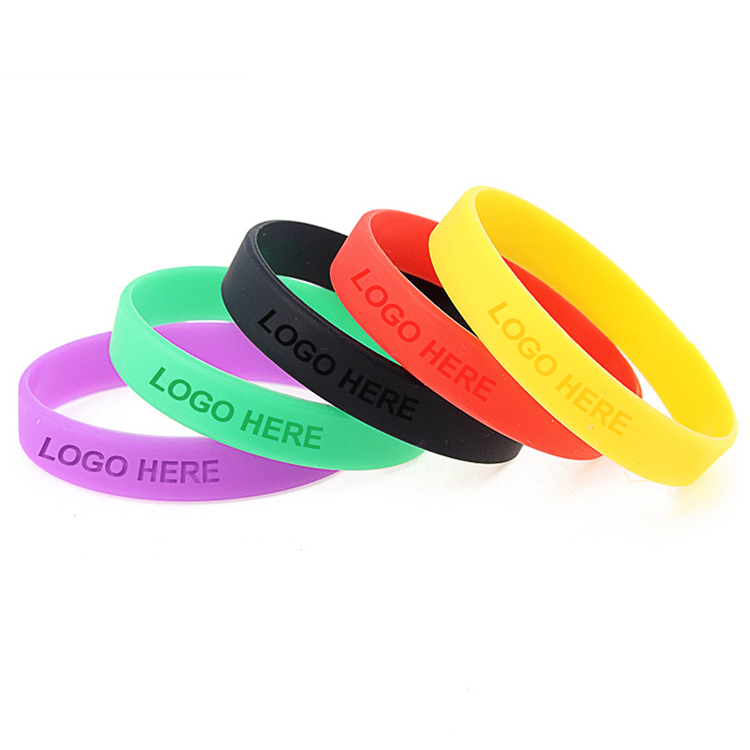 Debossed Silicone Bracelet/Wristband 2