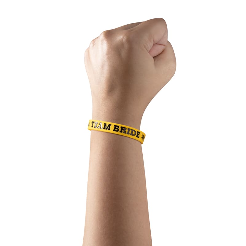 Ink Injected Silicone Adjustable  Wristbands 177