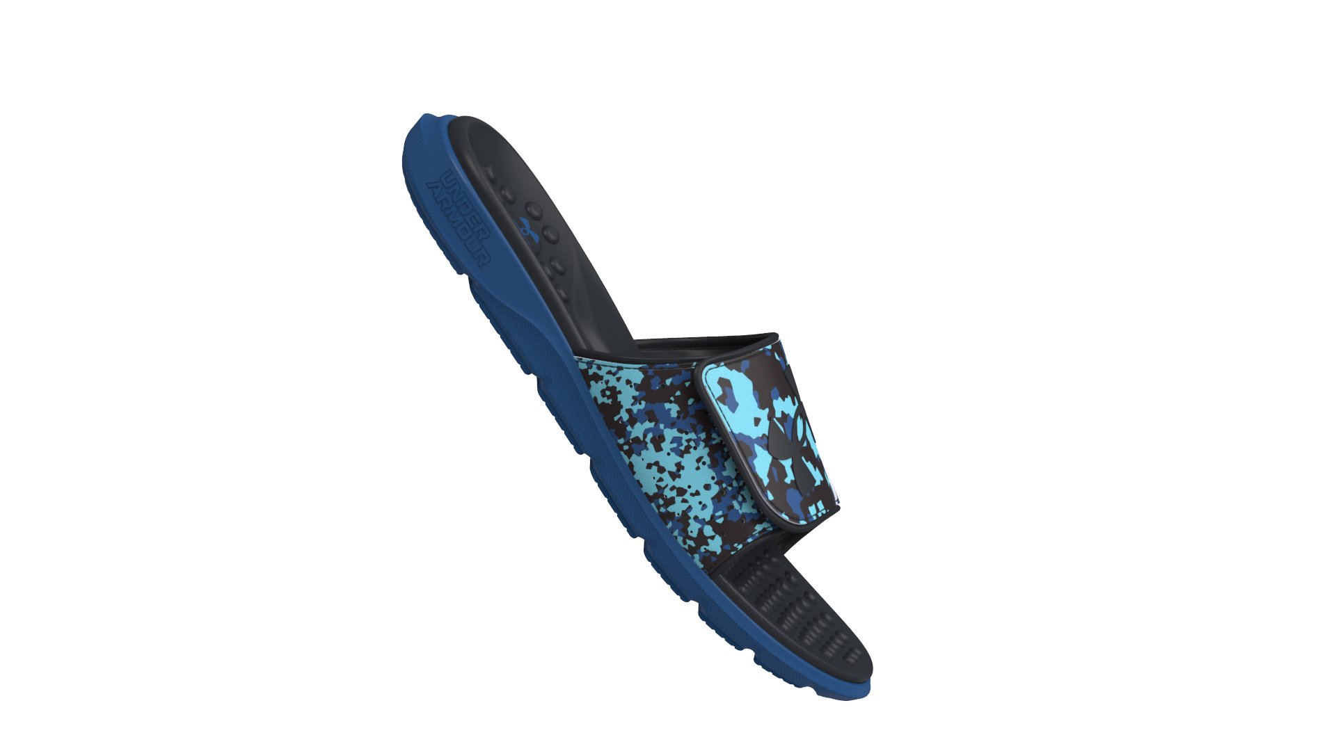 UA Ignite Pro Graphic Strap Men's Slides 8