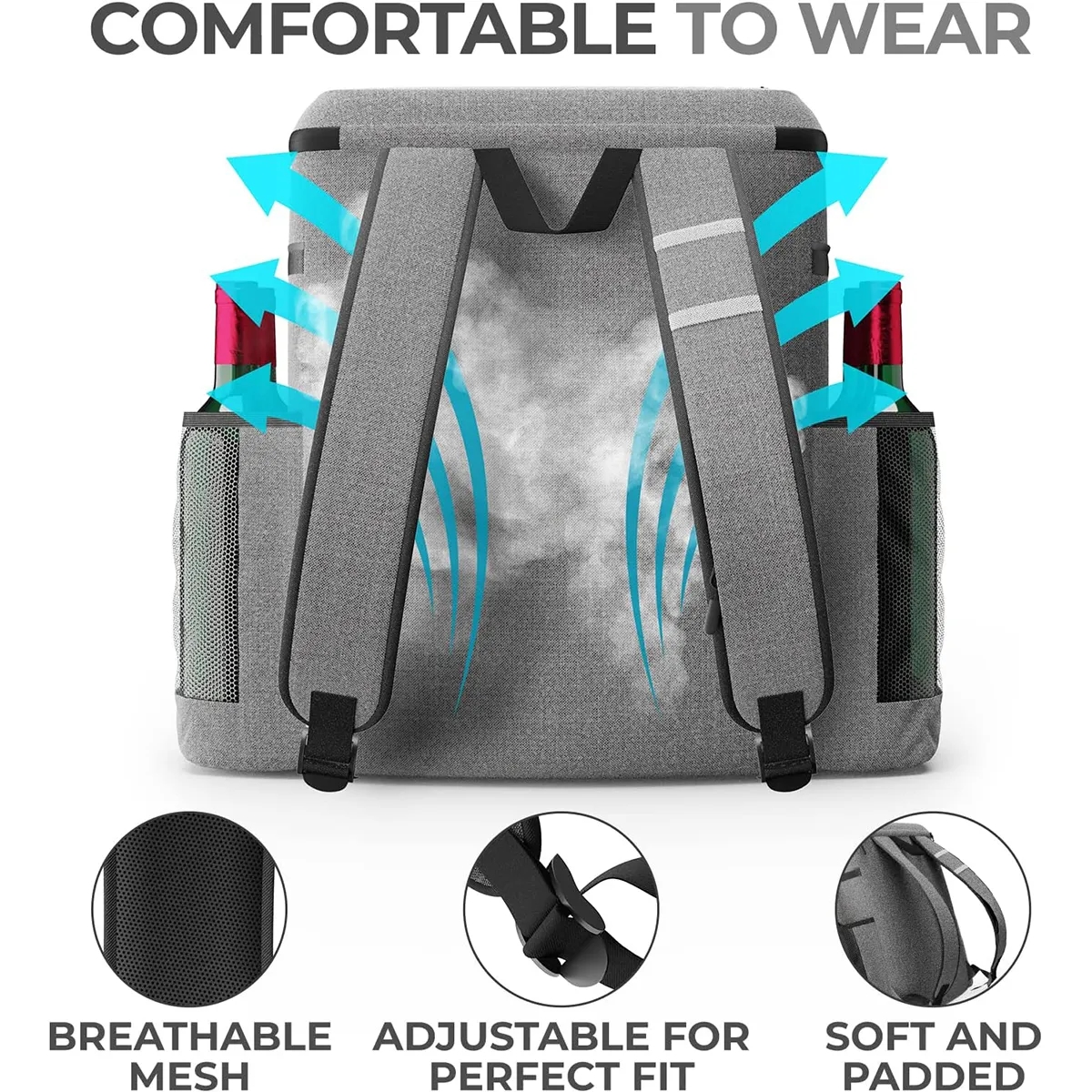 Insulated Leak Proof Cooler Picnic Backpack 3
