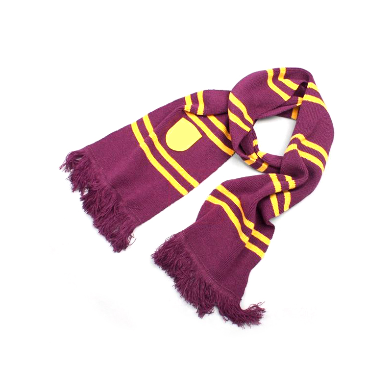 Two-Tone Fleece Knit Scarf With Fringe 4