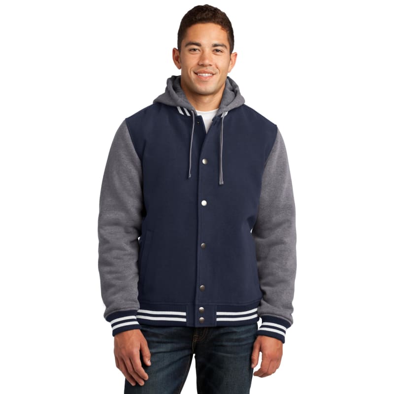 Sport-Tek Insulated Letterman Jacket. 10