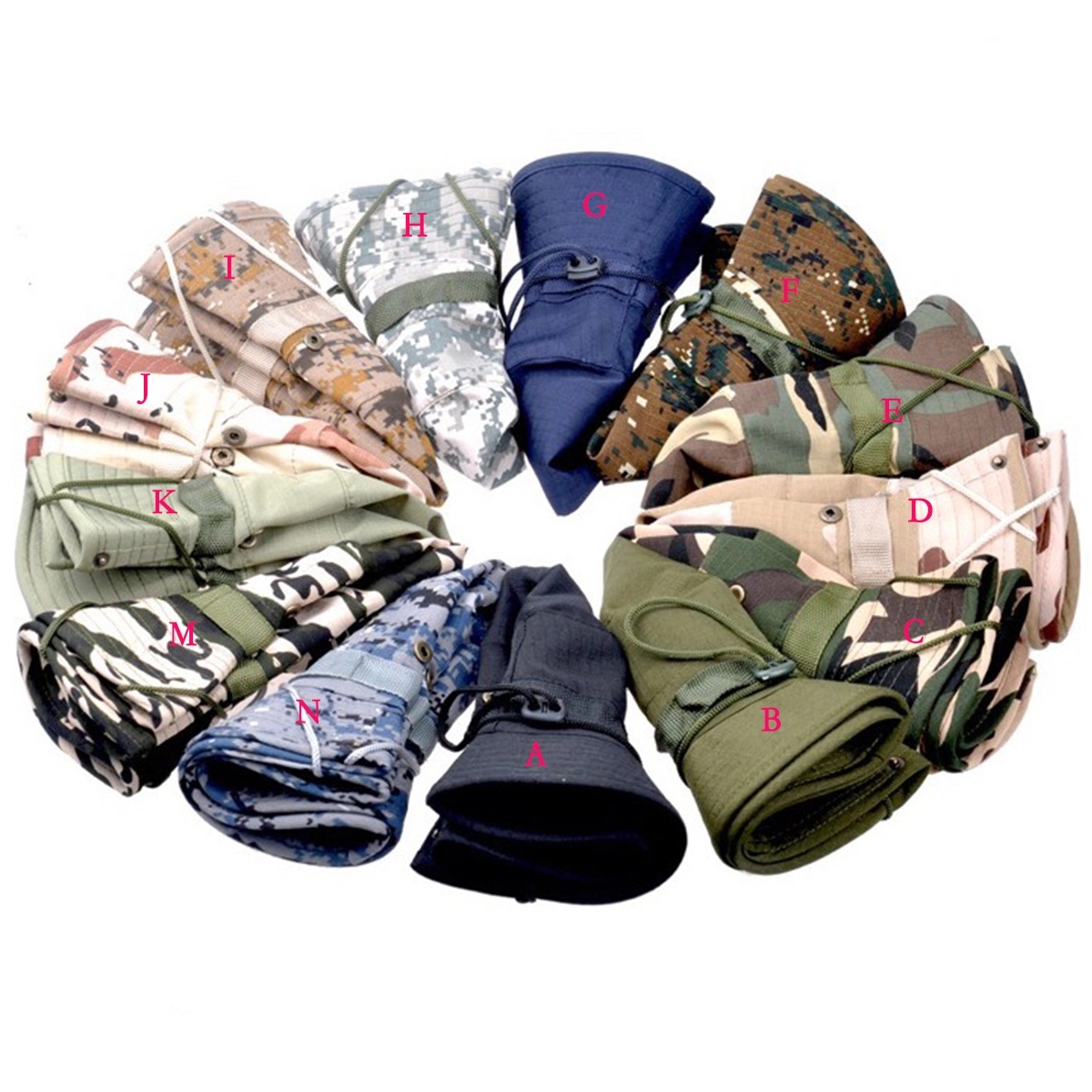 Camouflage Fisherman Bucket Hat 5