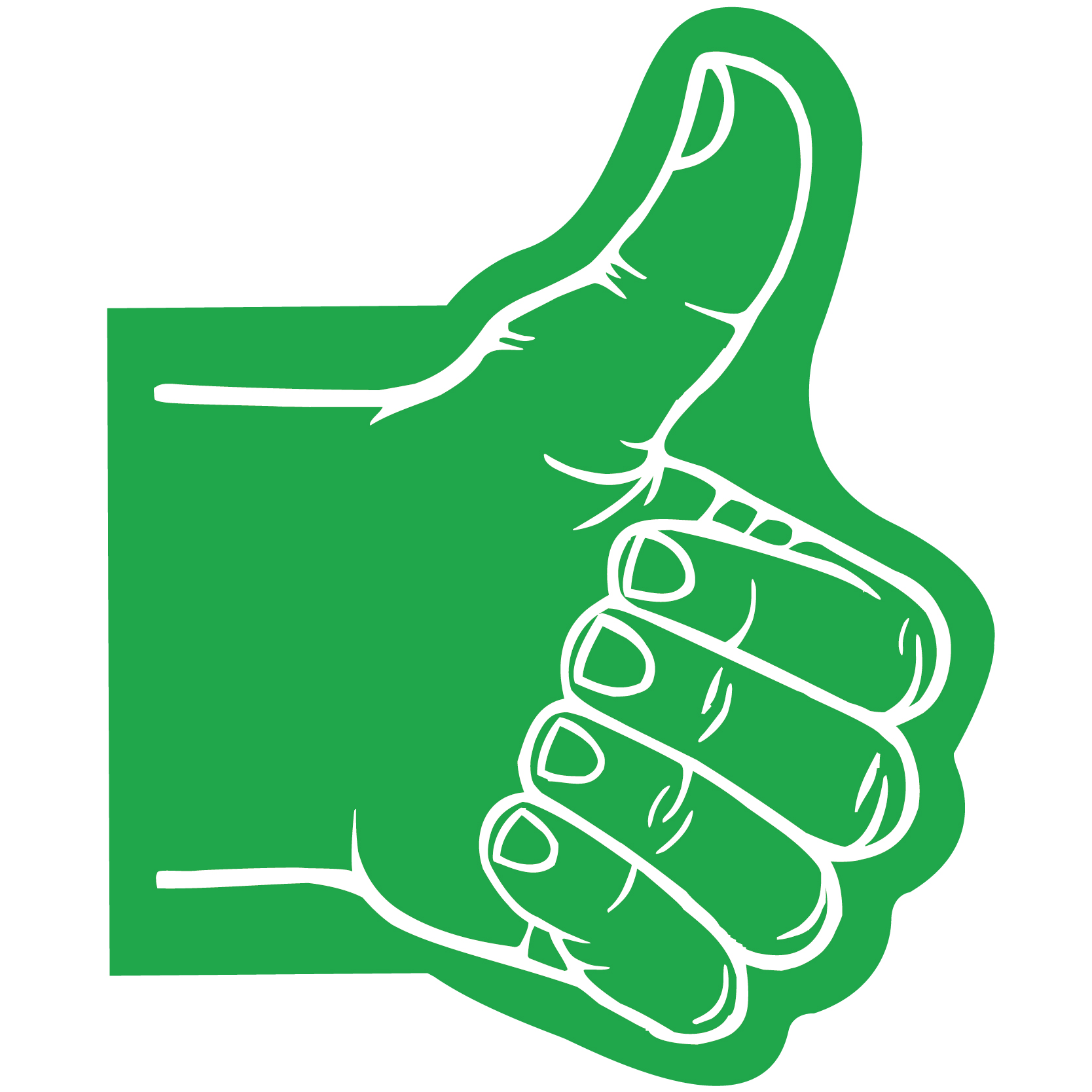 Giant Thumbs Up Hand 30