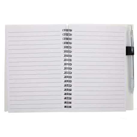 FSC® Recycled 5" x 7" Star Spiral Notebook with Pe 156