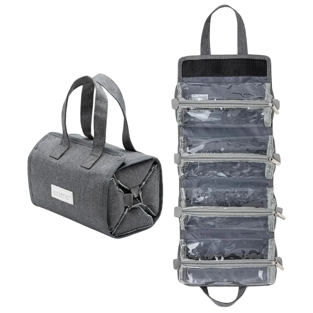 Roll Up Travel Kit with Compartments 5