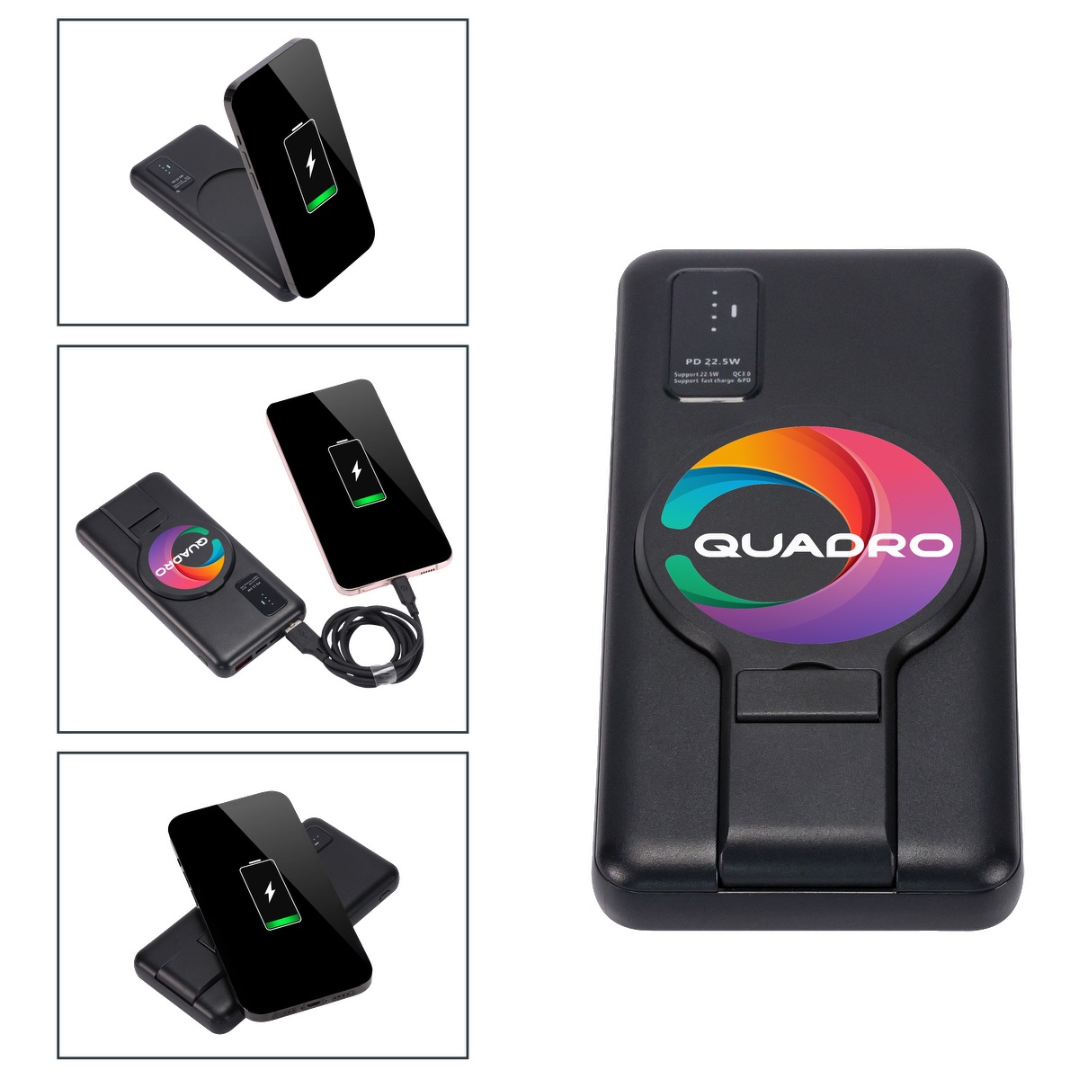 Wireless Power Bank with Stand - 8,000 mAh 32