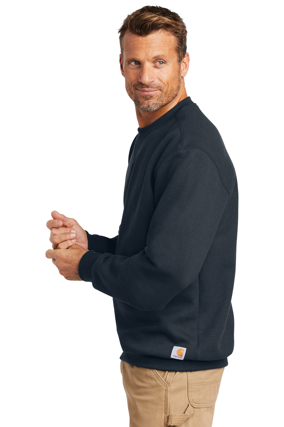Carhartt Midweight Crewneck Sweatshirt. CTK124, custom hoodie or sweatshirt with logo imprint 33