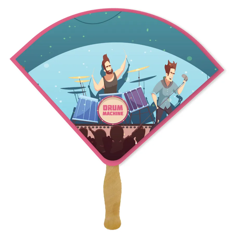 Custom Shape Hand Fan 2