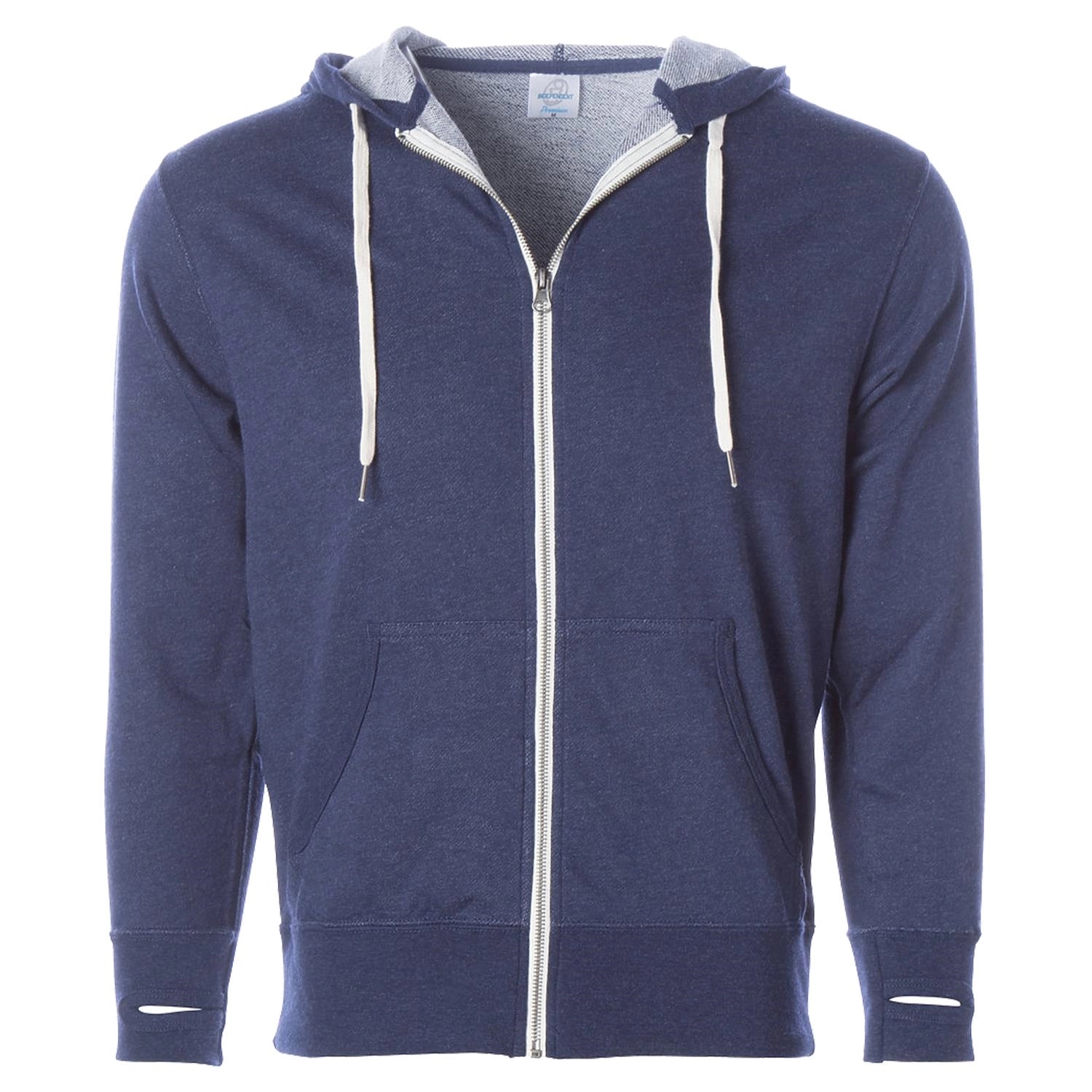 Unisex Heather French Terry Zip Hooded Sweatshirt, custom hoodie or sweatshirt with logo imprint 13