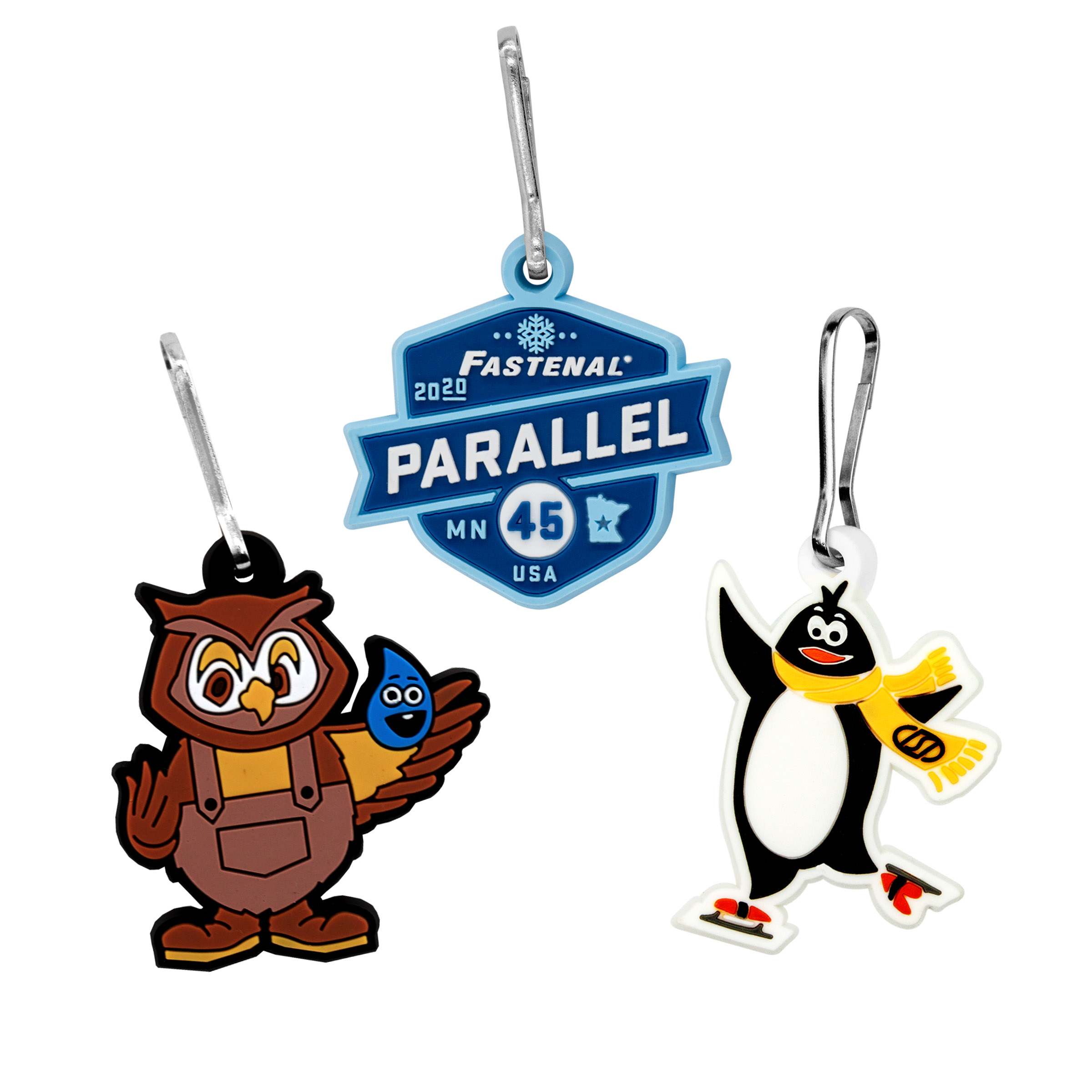 Custom PVC Zipper Pulls (1-1/2")