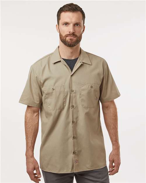 Men's Tall Industrial Short Sleeve Work Shirt - S535T 27