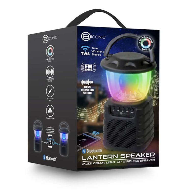 Lantern Light Up Speaker - Black 2