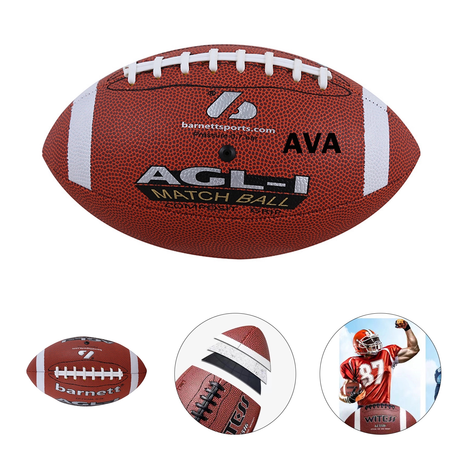 PU Rubber Football 4