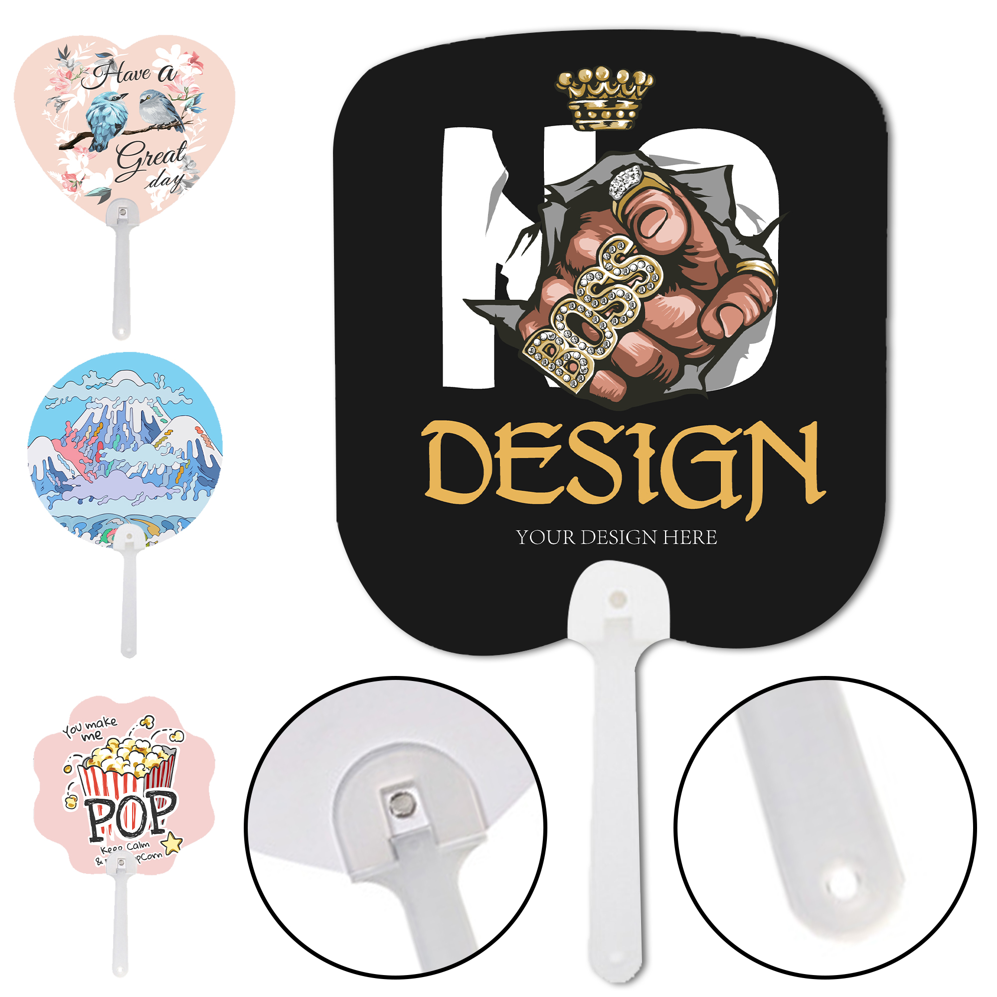 Custom Logo Fans 3