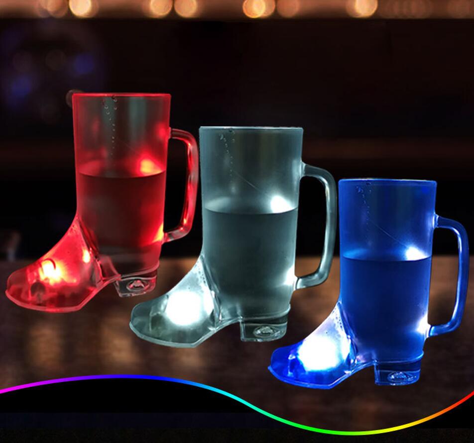 16 Oz Flashing Bar Boot Glass 8 Mode Led Light-Up Beer Mug 4