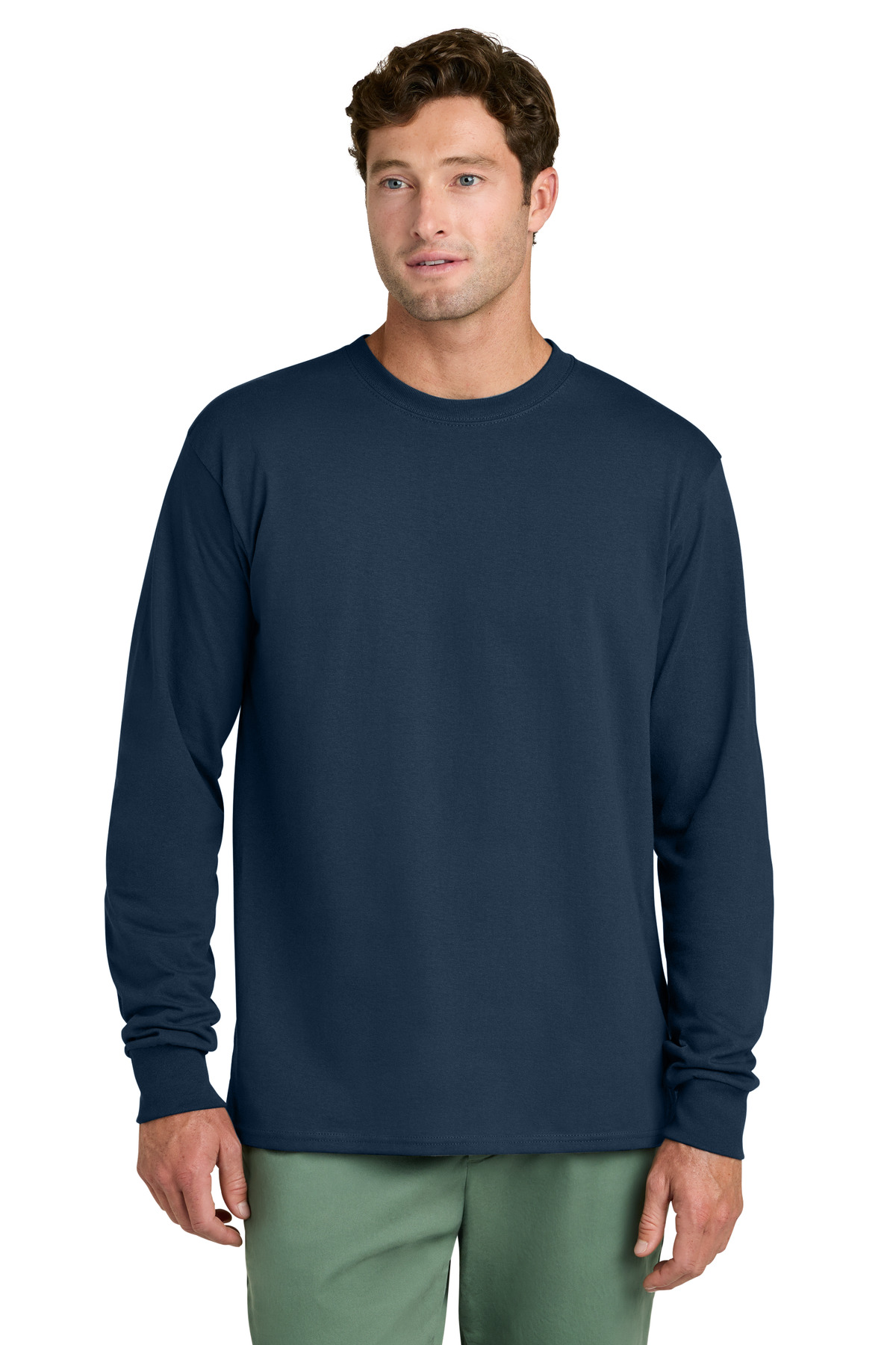 Port & Co Long Sleeve Core Cotton Tee. PC54LS 133