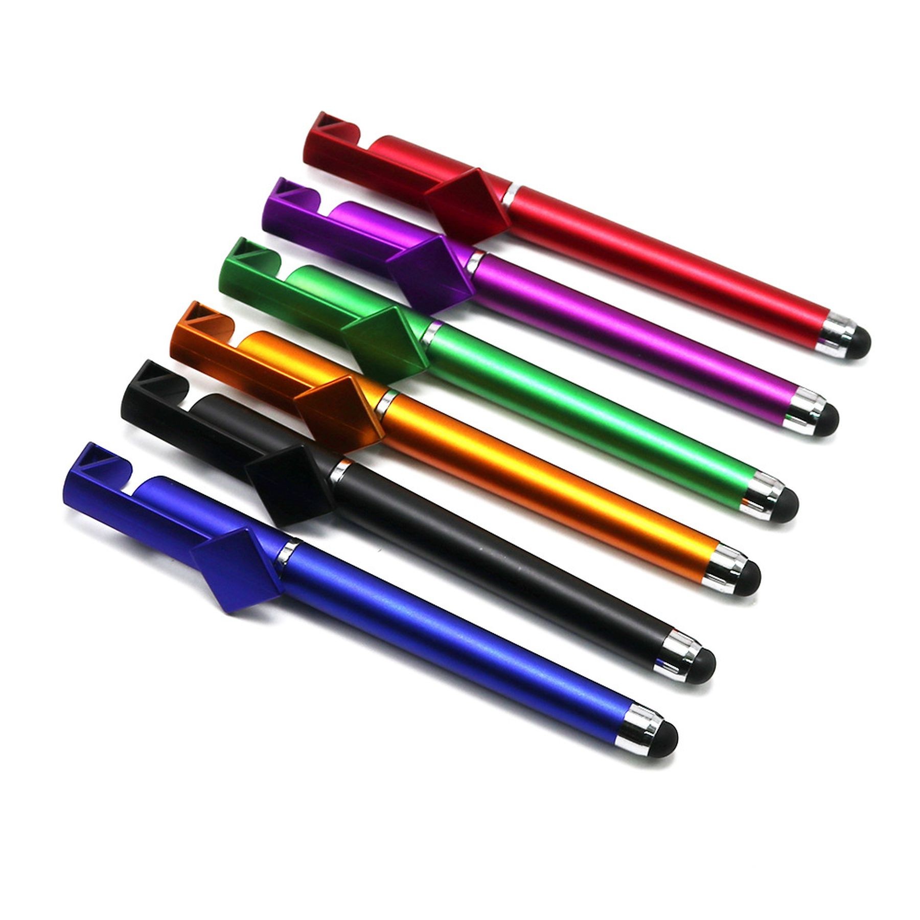 3 In 1 Phone Holder Qr Code Capacitive Stylus Ballpoint Pens 7
