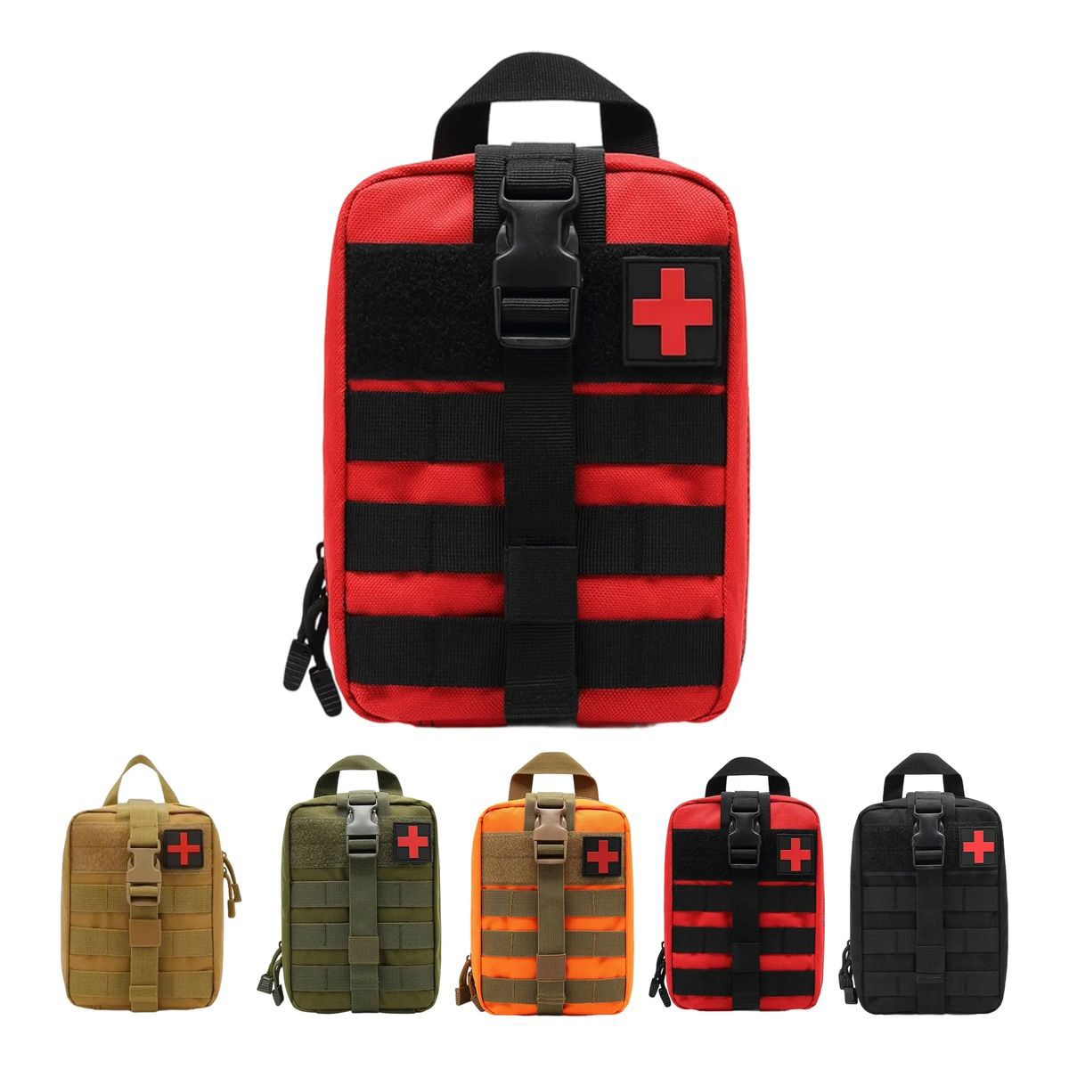 Compact Outdoor First Aid Kit 8x6 Inch for Emergencies 5
