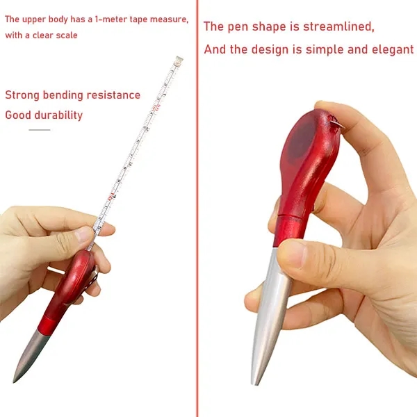 Retractable Tape Measure Ballpoint Pen 6