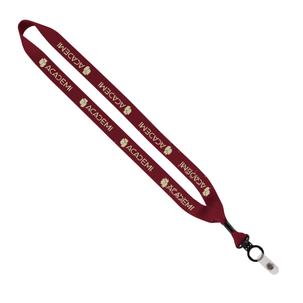 3/4" Polyester Lanyard with O-Ring 60