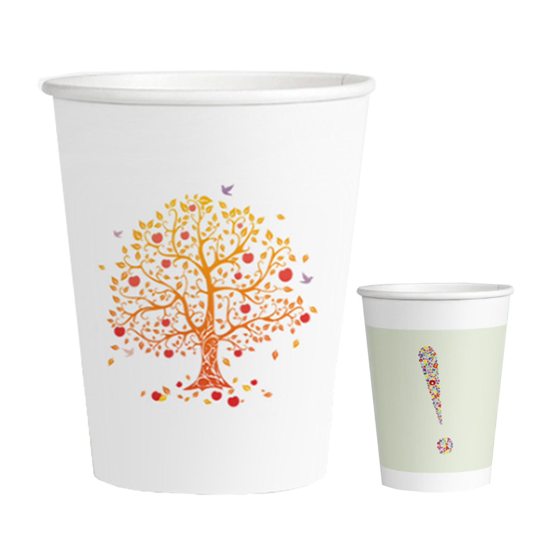 9OZ Heavy Duty Paper Cold Cups, custom paper cup with logo imprint 1