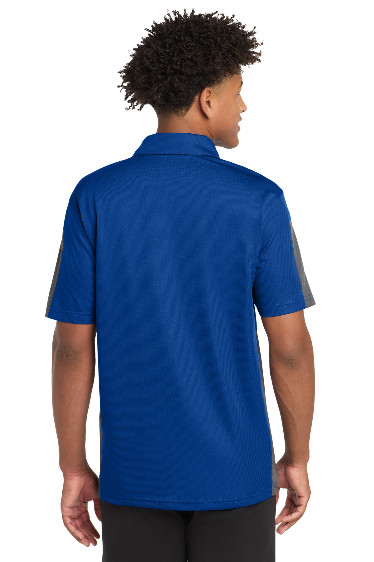 Sport-Tek PosiCharge Active Textured Colorblock Polo. ST695 15