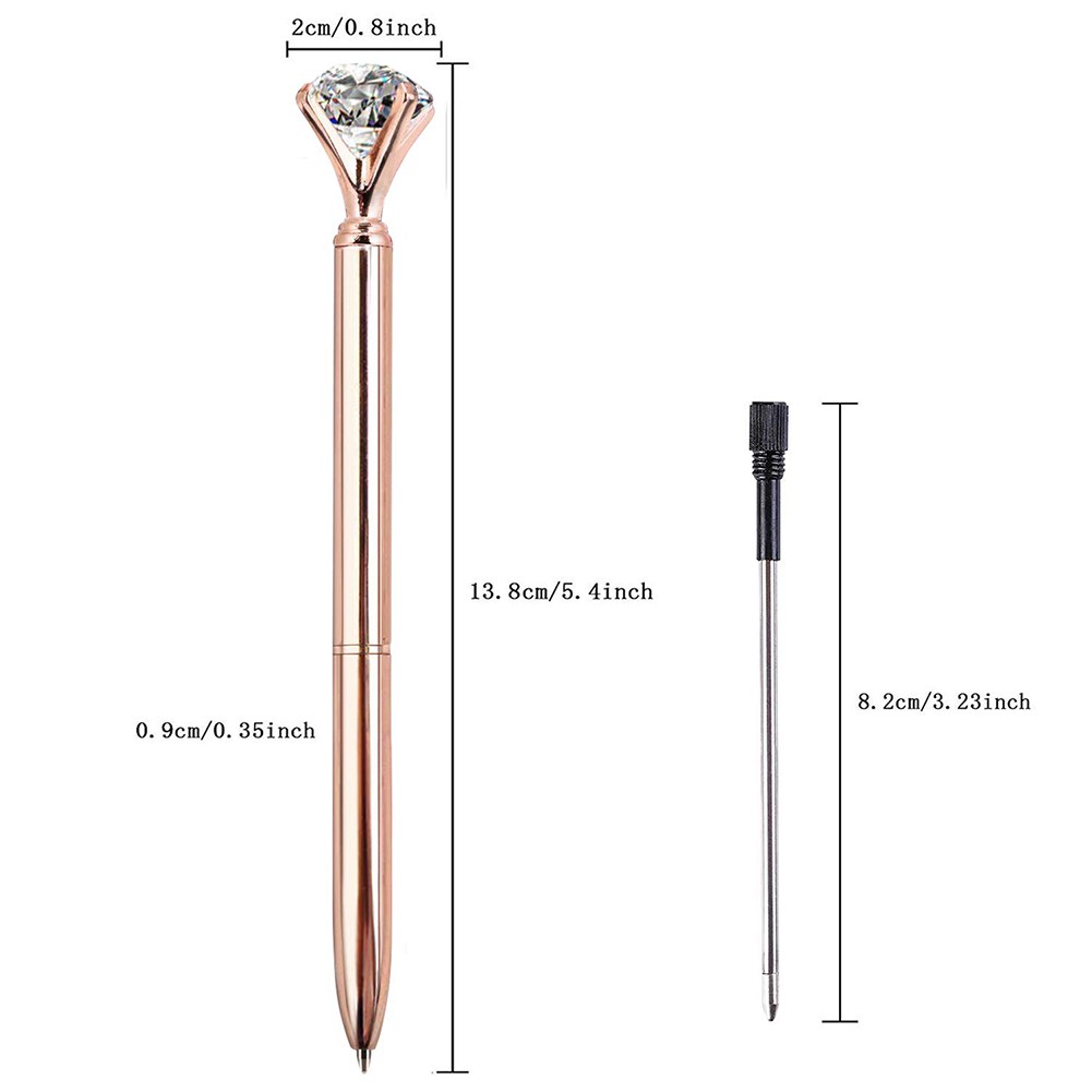 Big Crystal Diamond Ballpoint Pen 3