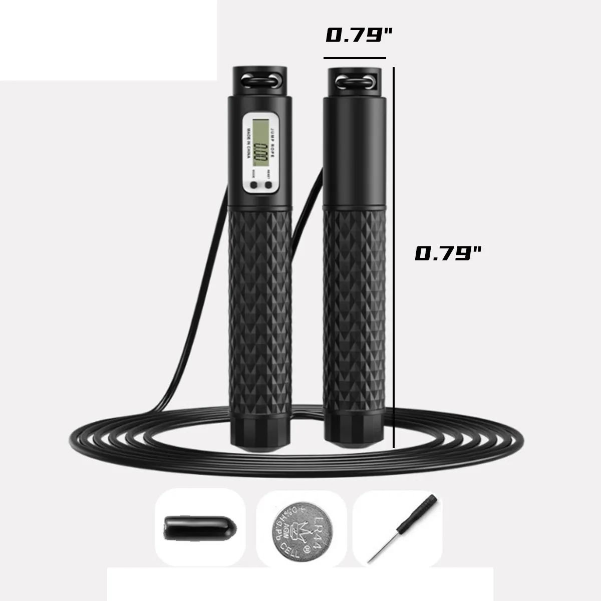 Cordless Weighted Smart Counting Dual-Purpose Jump Rope 1