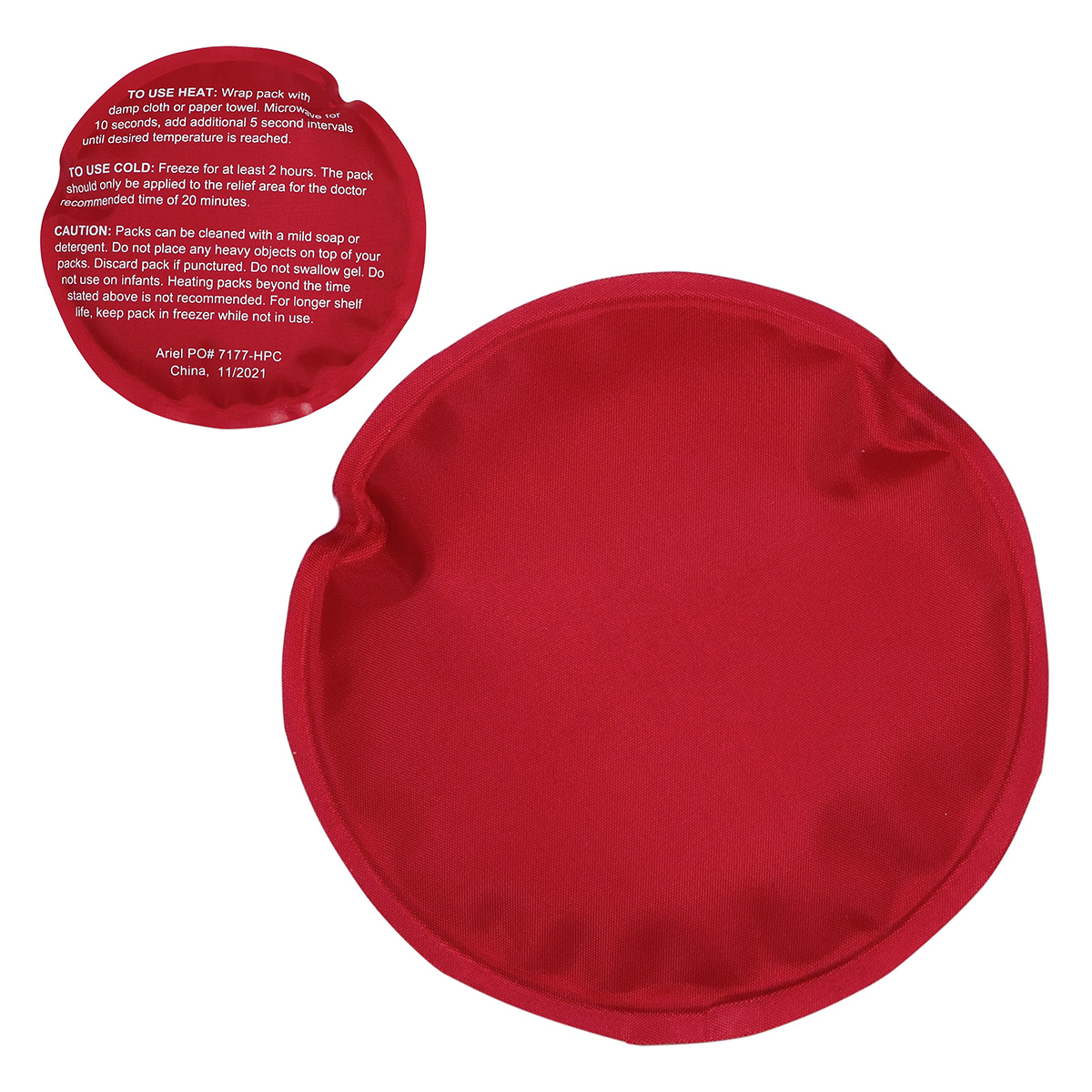 Round Nylon-Covered Hot/Cold Pack 9
