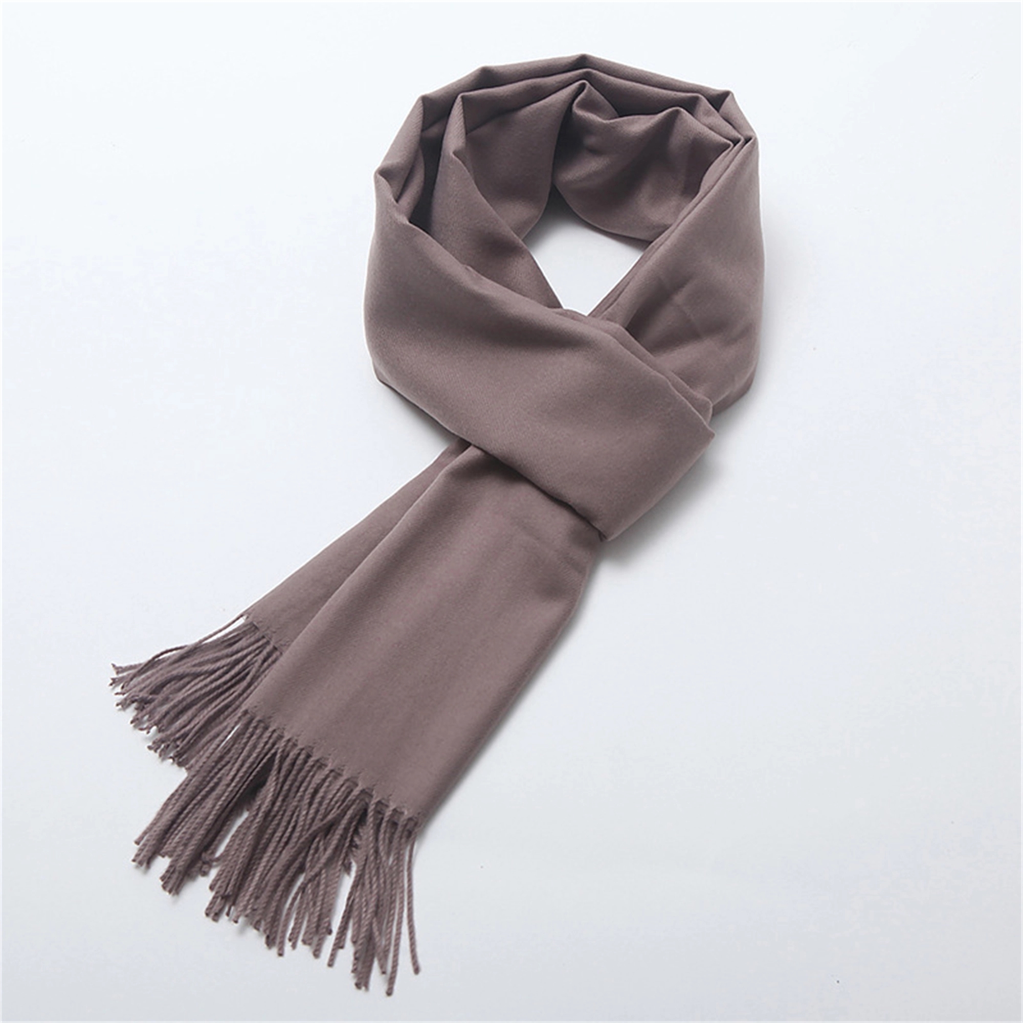 Pashmina Solid Shawl Wrap Scarf w/Fringes 4
