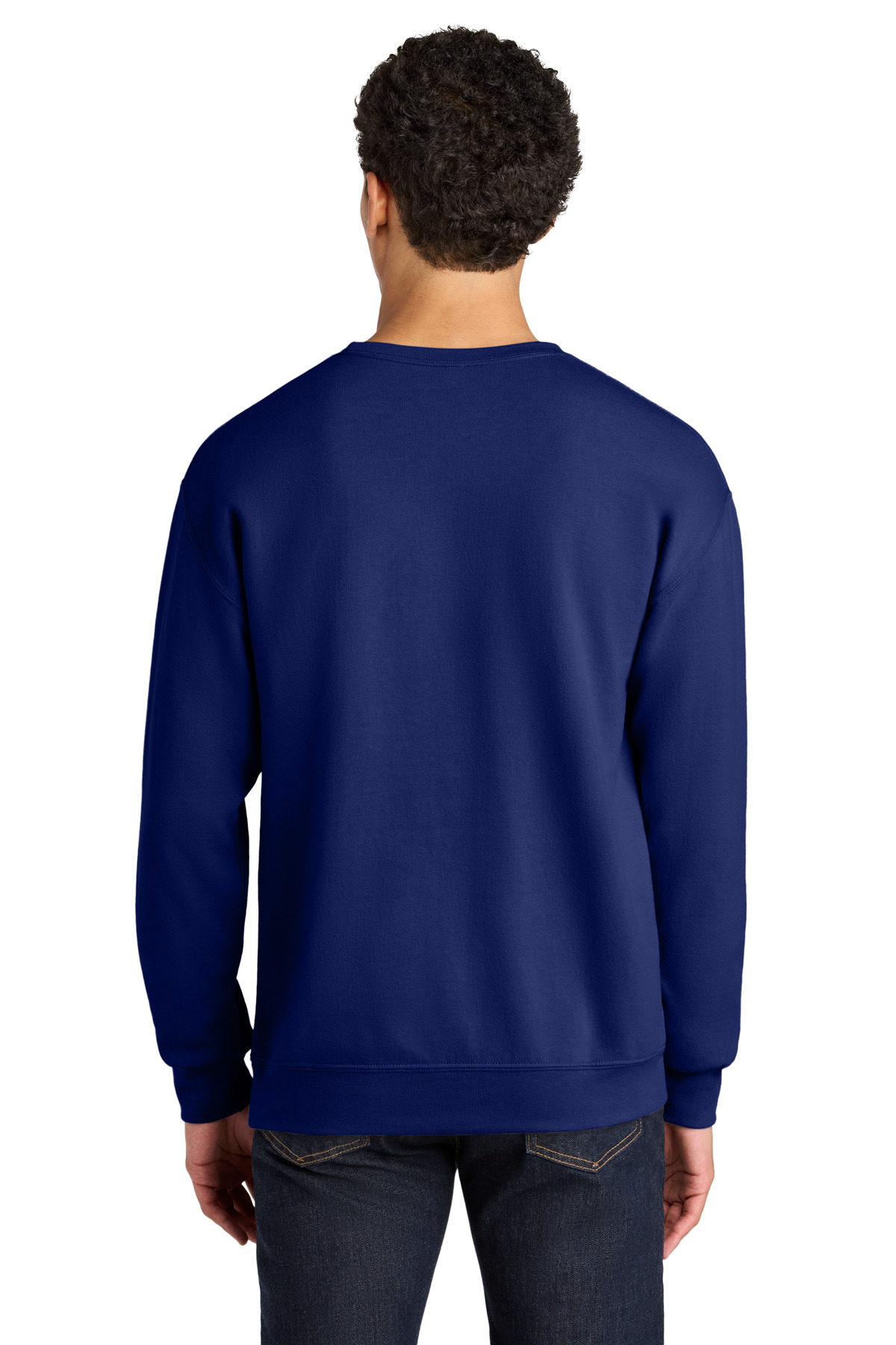 Jerzees Ultimate Unisex CVC Ring Spun Crewneck Sweatshirt IC48M 5