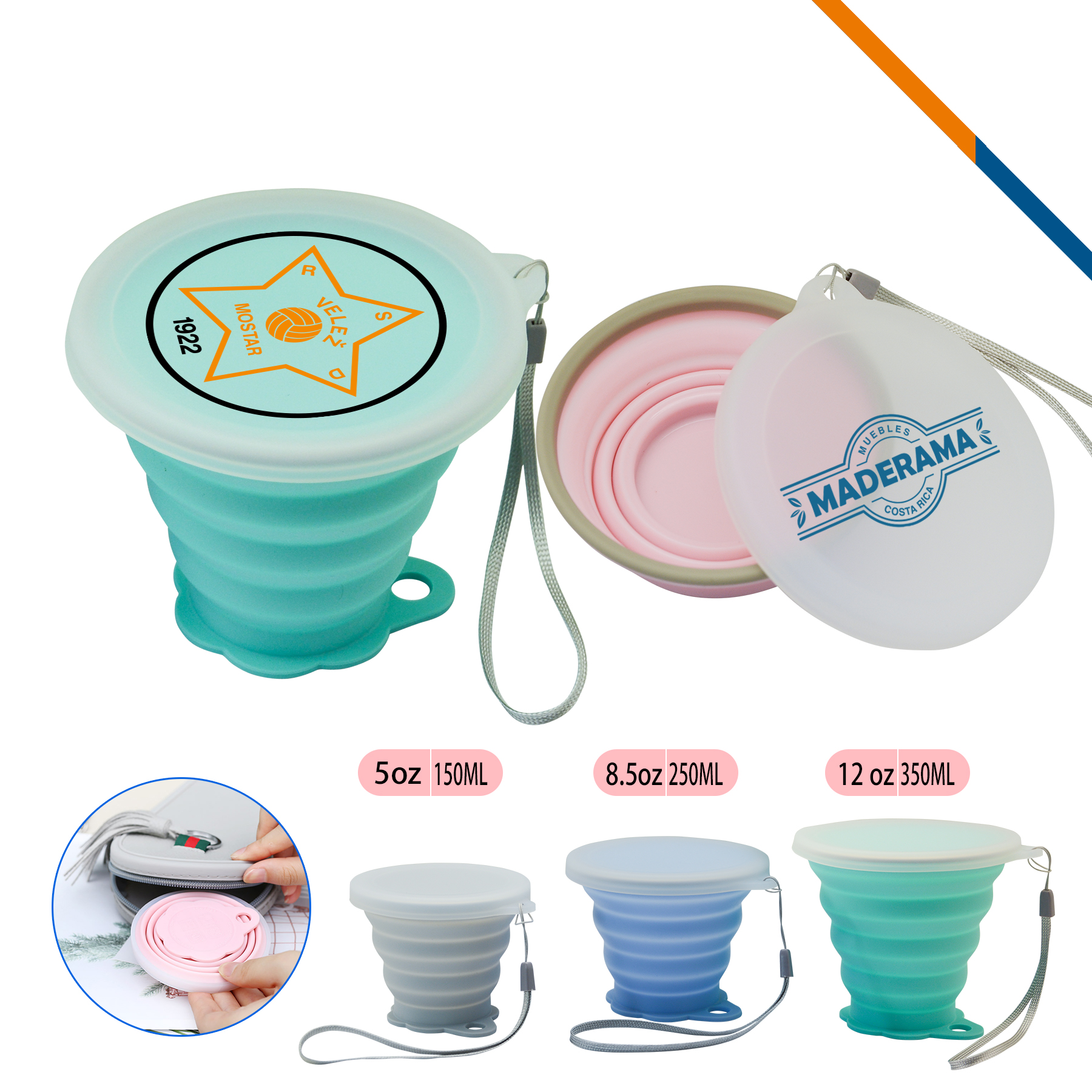 Slim Collapsible Travel Cup 5