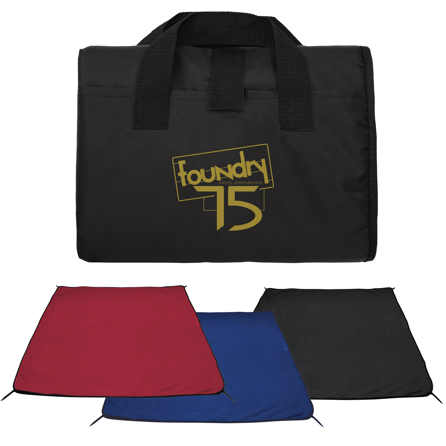 Water-Resistant Picnic Blanket with Stakes 14