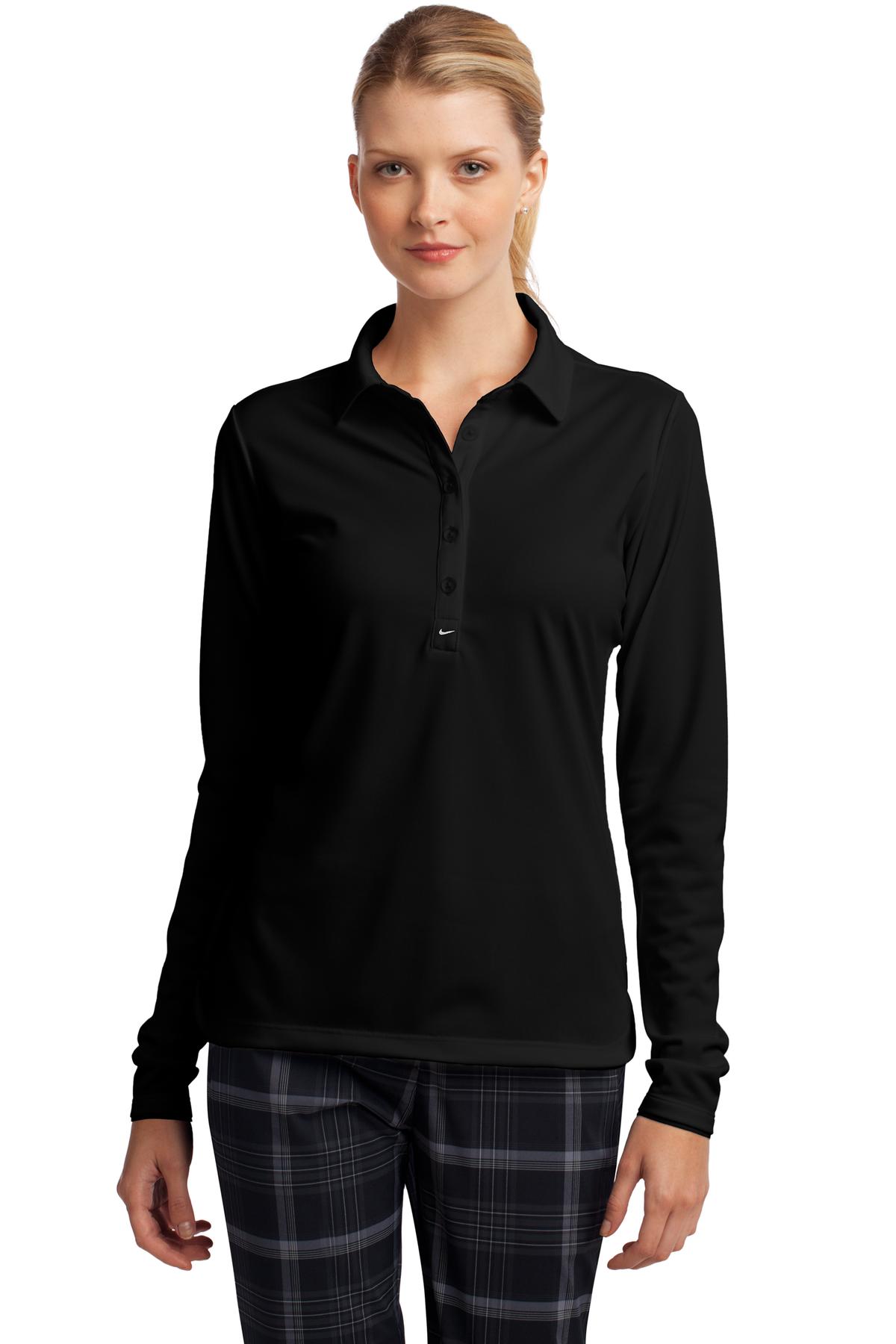Nike Women's Long Sleeve Dri-FIT Stretch Tech Polo. 545322 5