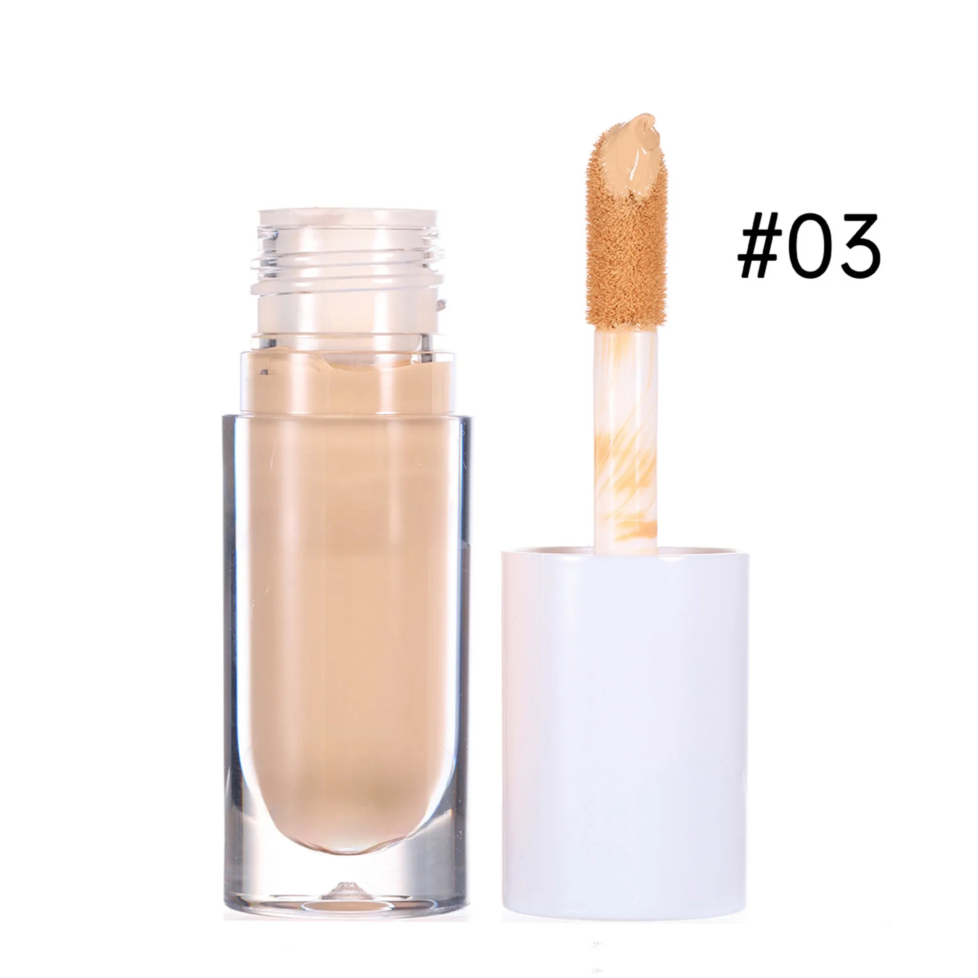 Liquid Concealer Glass Bottle Full Coverage Natural Finish 3