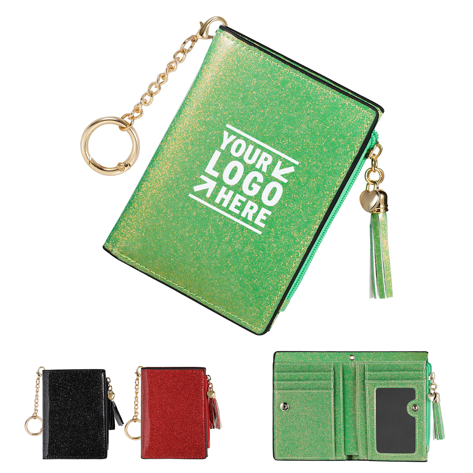 Womens Small Bifold Slim Mini Wallet 2