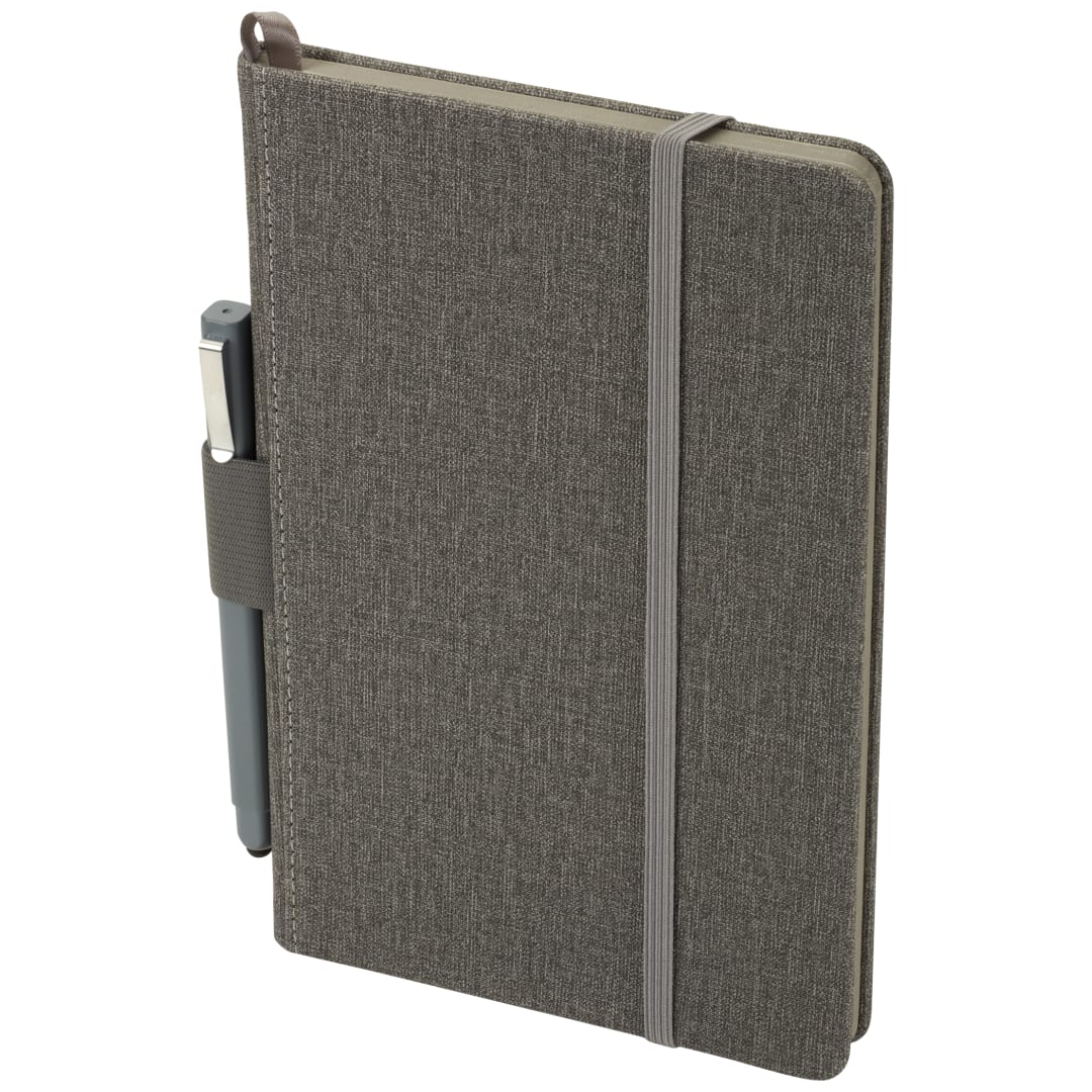 FSC® Mix 5.5" x 8.5" Heathered Hard Bound Journal 6