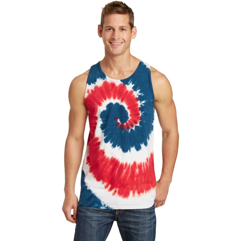 Port & Company Tie-Dye Tank Top. 37