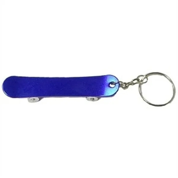 Skateboard Shape Bottle Opener w/ Key Chain 2