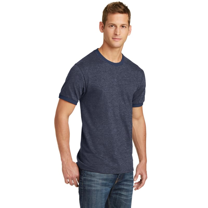 Port & Company Core Cotton Ringer Tee. 19