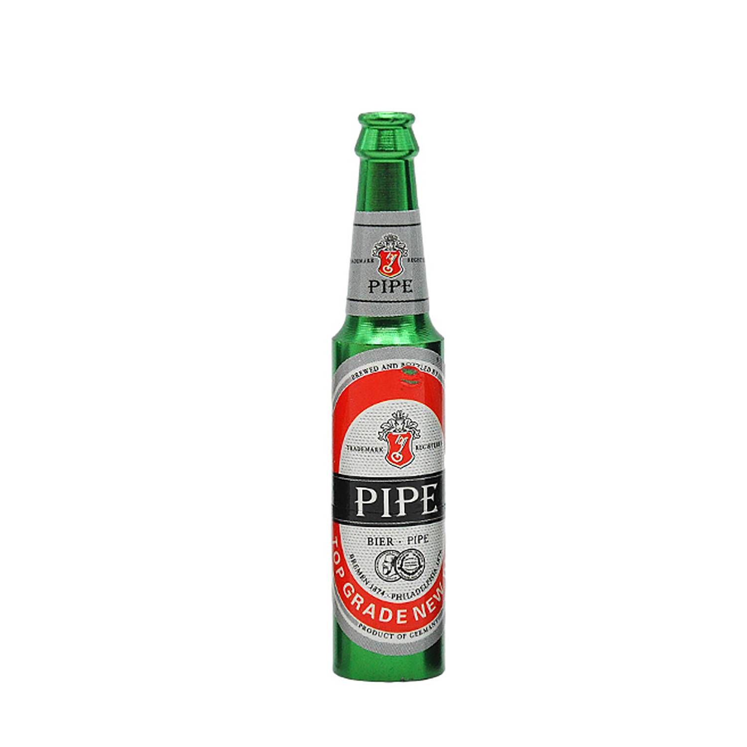 Creative Beer Bottle Design Aluminum Smoking Pipe 4