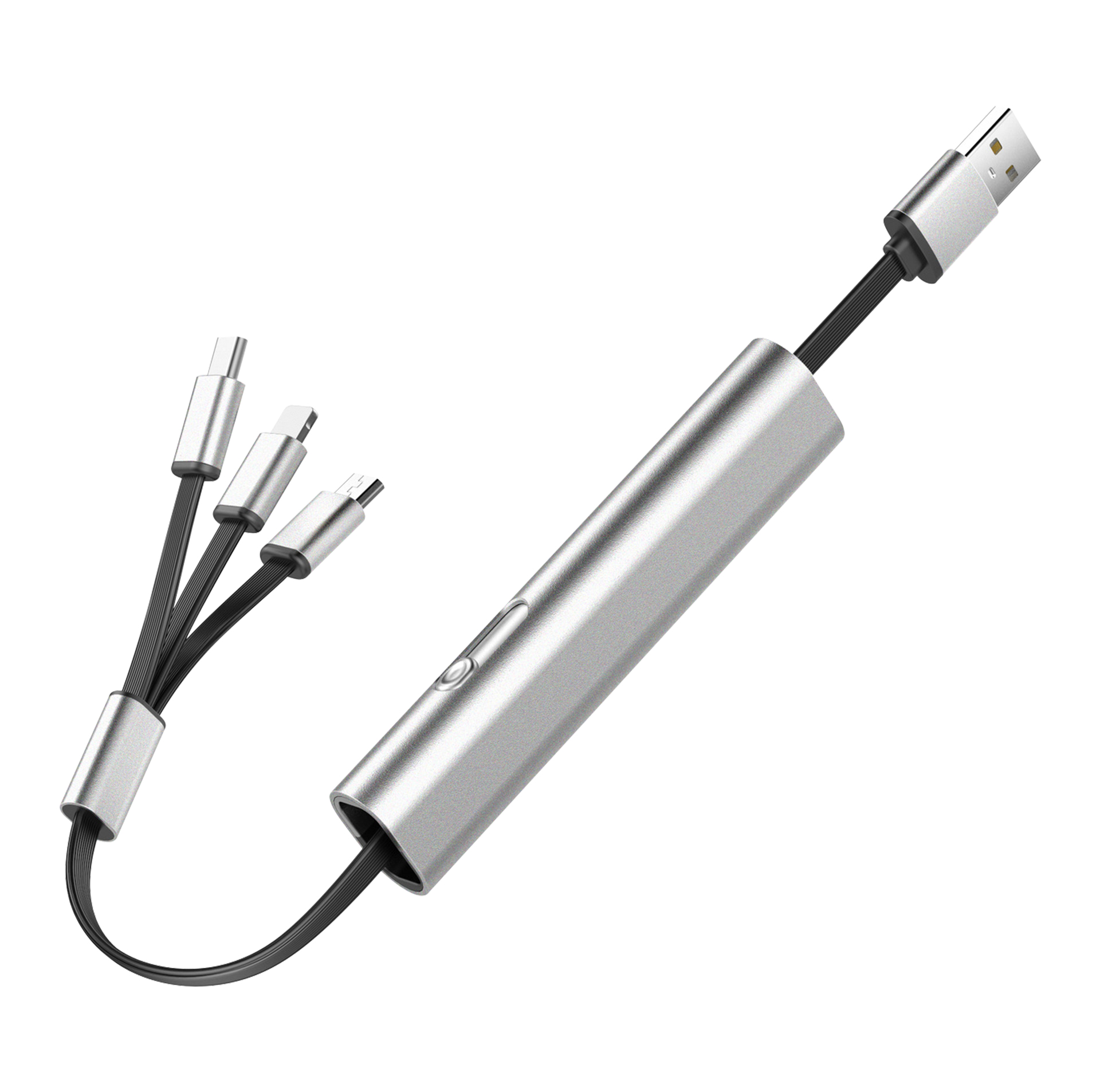 Portable 3-In-1 Storage USB Charger 8