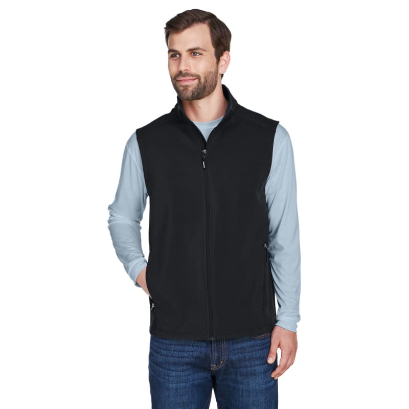 CORE365 Men's Cruise Two-Layer Fleece Bonded Soft Shell Vest 2