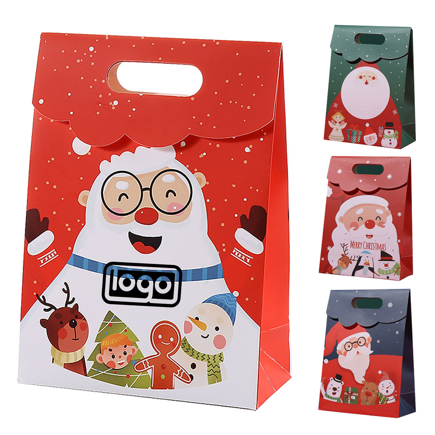 Christmas Candy Gift Custom Paper Bag 3